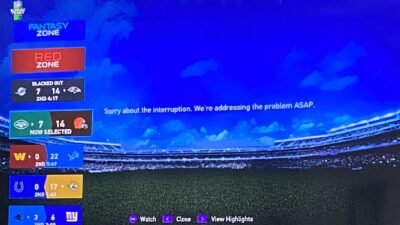 A look at a messed up screen