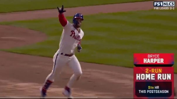 Bryce Harper's Huge Game 5 Home Run Gets Great 'Moneyball' Remix