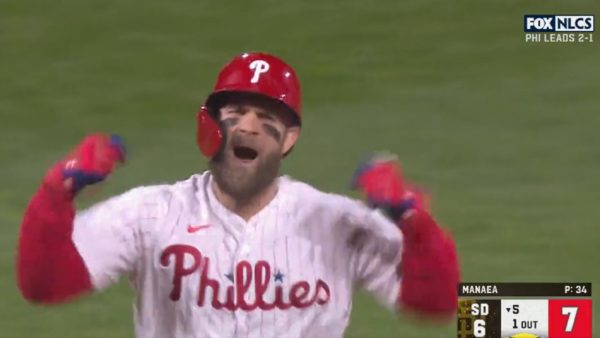 Bryce Harper hyped up