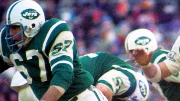 Dave Herman in his Jets uniform