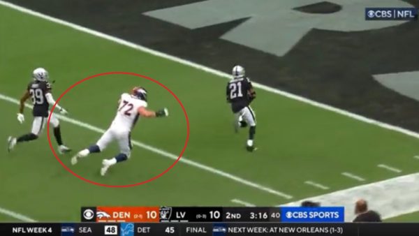 Garett Bolles dives