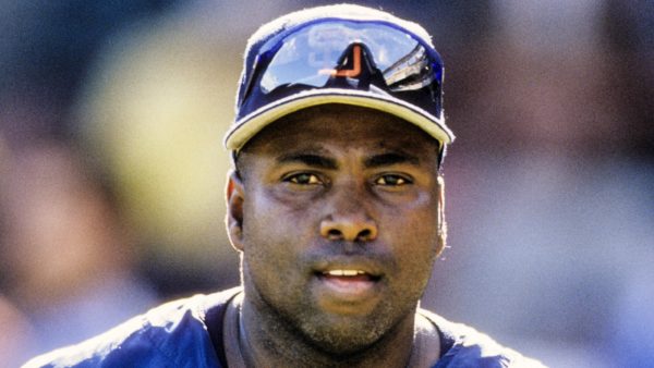 Tony Gwynn with a hat on