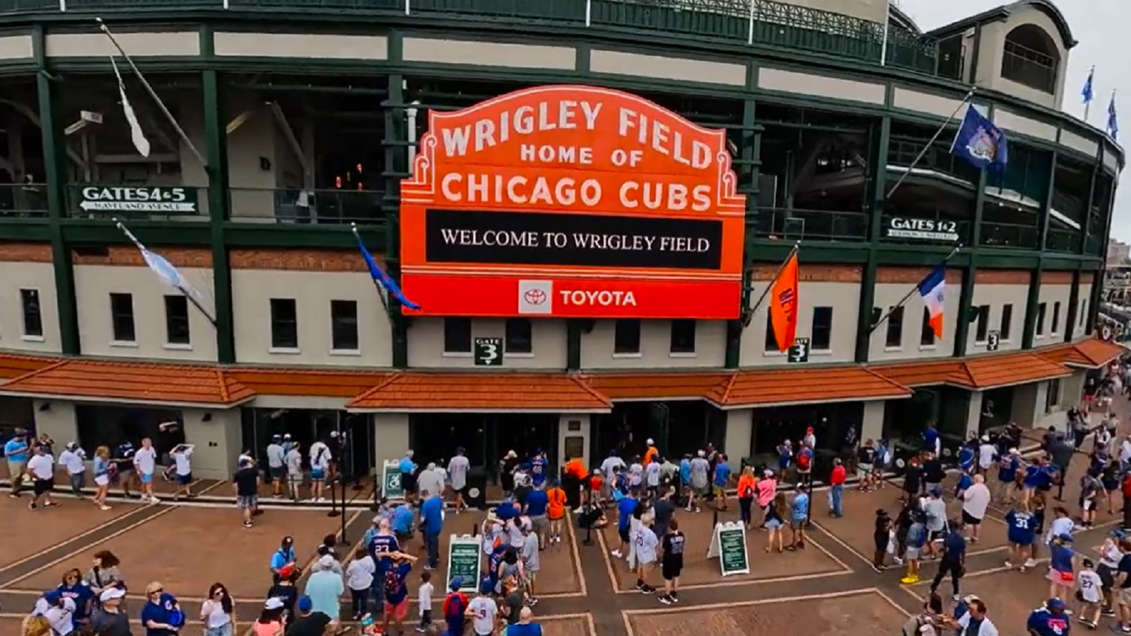 Amazing drone video tour of Wrigley Field goes viral