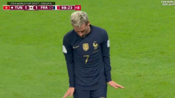 Antoine Griezmann doing the Waddle