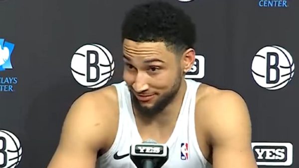 Ben Simmons makes a funny face