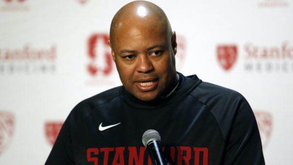 David Shaw at a press conference