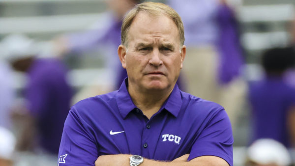 Gary Patterson on the sideline