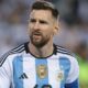 Lionel Messi in his Argentina uniform