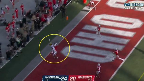 Michigan called for pass interference