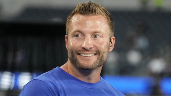 Sean McVay smiles