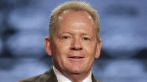 Bobby Petrino in a suit