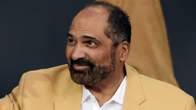 Franco Harris at the Hall of Fame