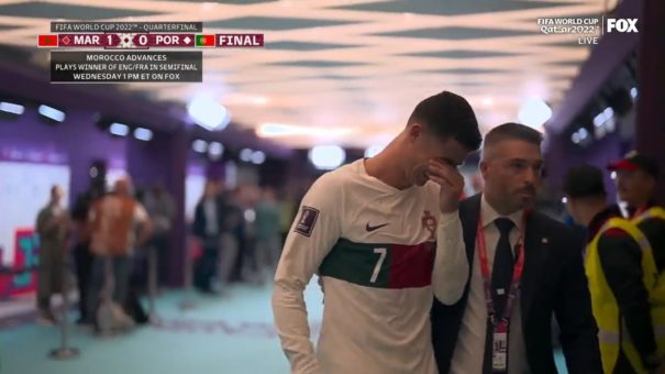 ronaldo after world cup crying