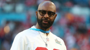 Jerry Rice on the field