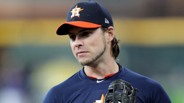 Josh Reddick in Astros gear