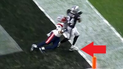 Keelan Cole drags his foot