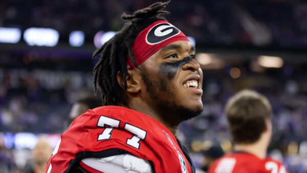 Devin Willock at the national championship game