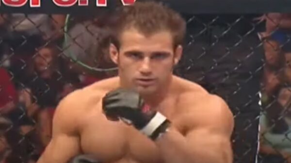 Phil Baroni prepares to fight