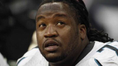 Uche Nwaneri without a helmet