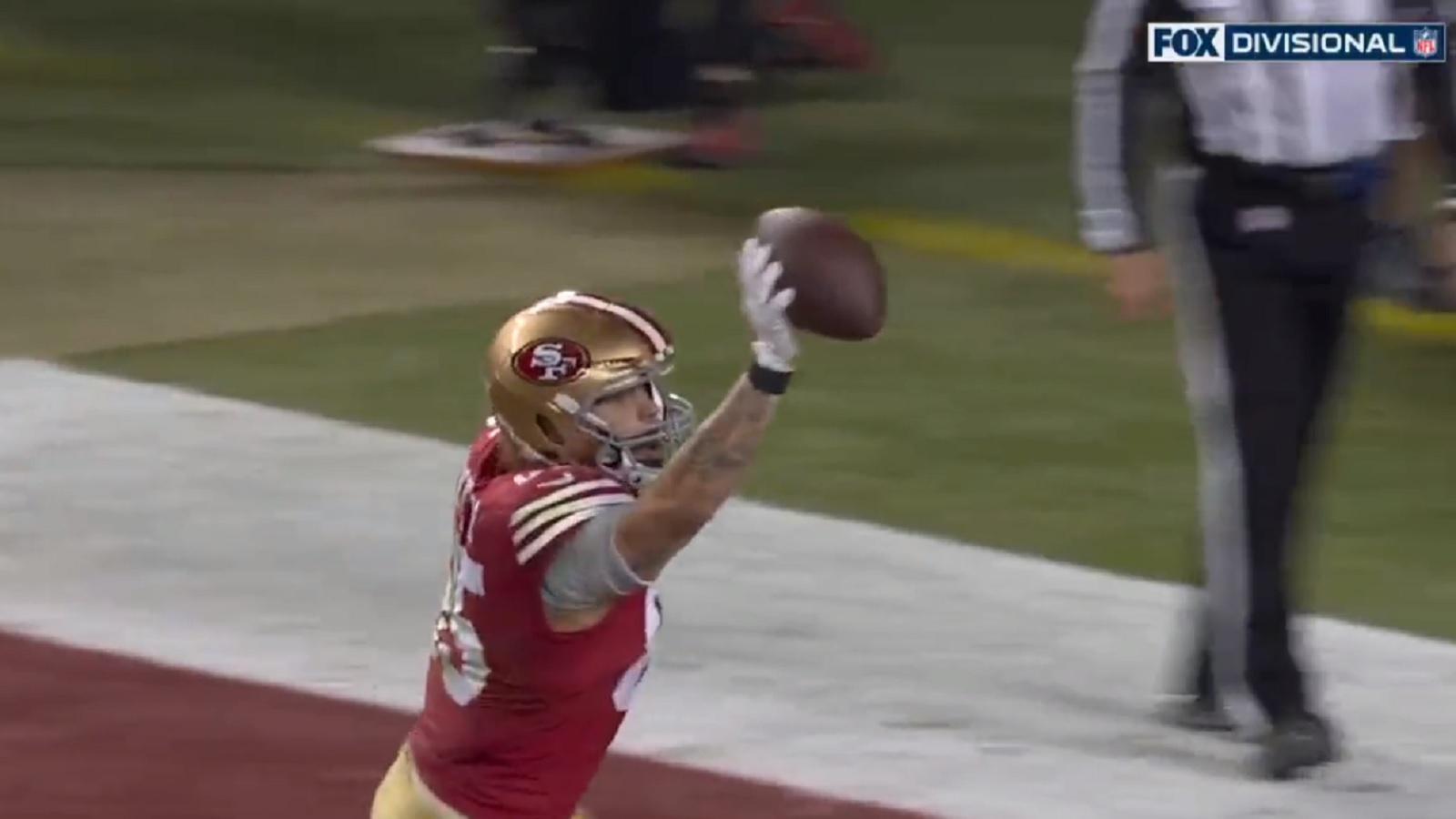 George Kittle gave touchdown ball to 49ers legend