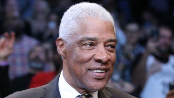 Julius Erving smiling