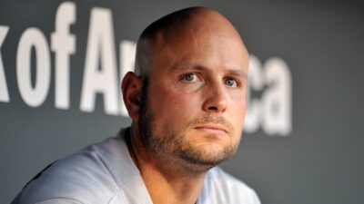 Matt Holliday in the dugout