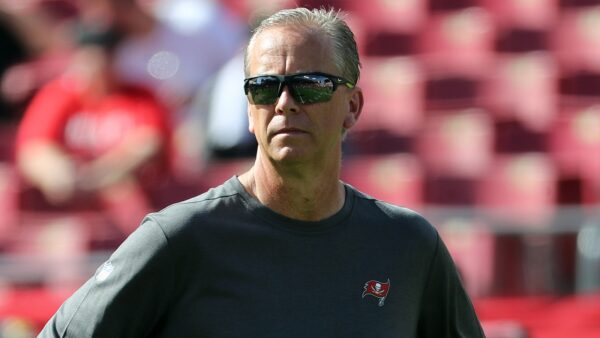 Todd Monken coaching for the Buccaneers