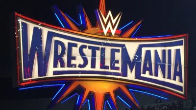 The WrestleMania logo