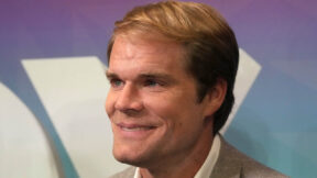 Greg Olsen at the Super Bowl