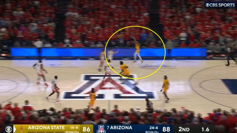Arizona State attempts a shot