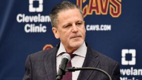 Dan Gilbert in front of a microphone