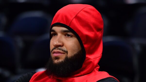 Fred VanVleet in a hoodie