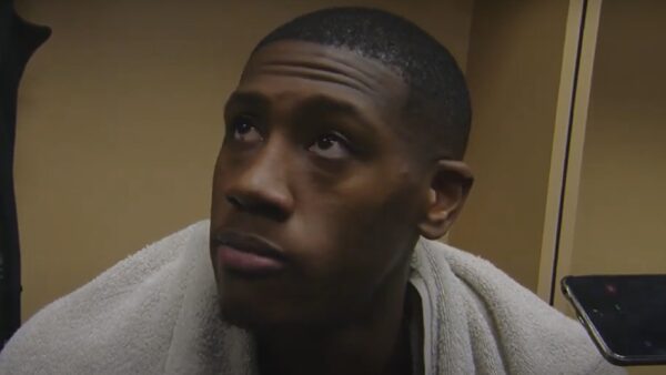 Kris Dunn in the locker room