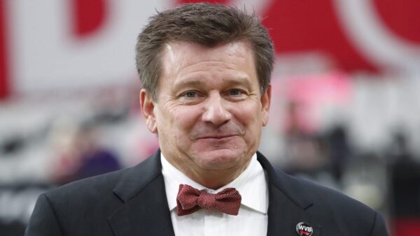 Michael Bidwill at a Cardinals game