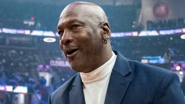 Michael Jordan in a suit