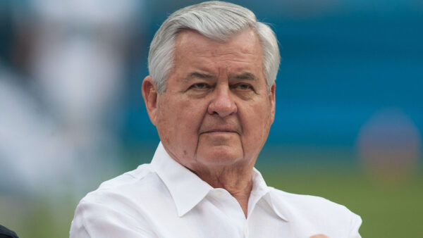 Jerry Richardson at a Panthers game