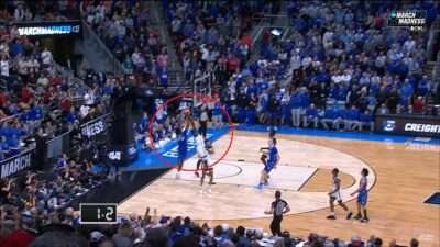 Creighton San Diego State clock ending