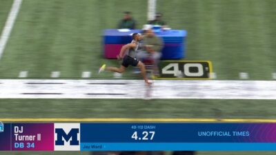 DJ Turner runs the 40