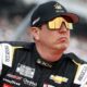 Kyle Busch looks out