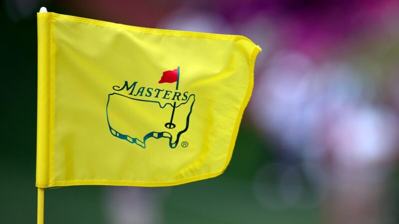 A flag at the Masters