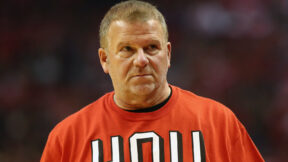 Tilman Fertitta at a Rockets game