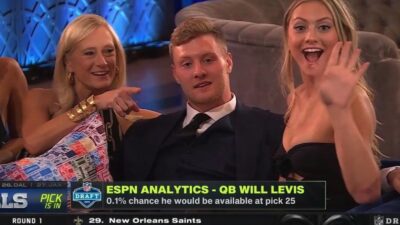 Will Levis at the NFL Draft