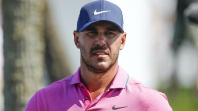 Brooks Koepka in a hat