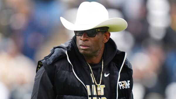 Deion Sanders in a cowboy hat