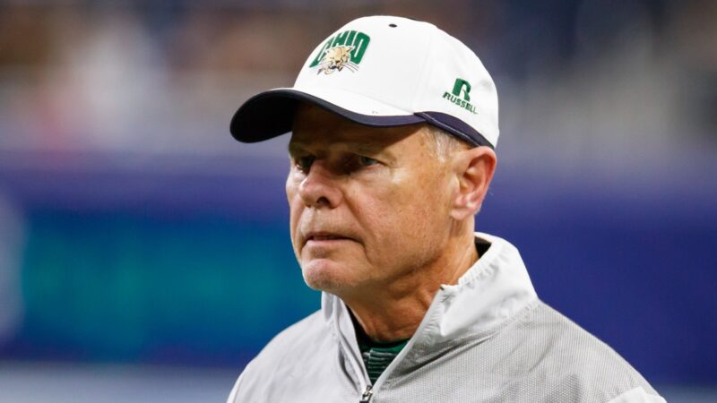 Frank Solich coaching Ohio