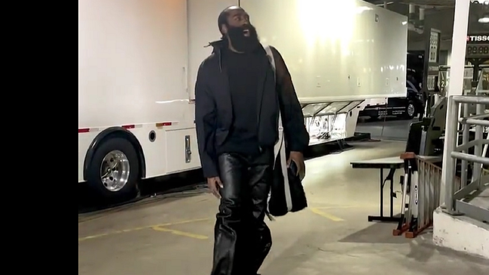 James Harden showed up to Game 4 wearing ridiculous pants