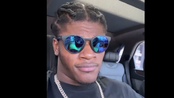 Lamar Jackson in sunglasses