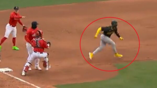 The Pittsburgh Pirates on the basepaths