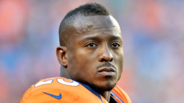 Willis McGahee playing for the Broncos