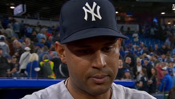 Aaron Hicks with the Yankees